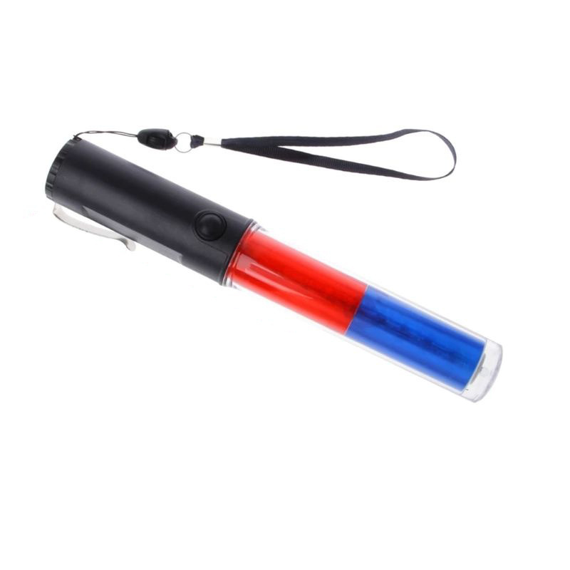 26CM Rechargeable Battery Type With Lanyard Magnets 4 Speed adjustment Switch PC Outer Tube Sturdy Durable Traffic Baton