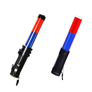 26CM Rechargeable Battery Type With Lanyard Magnets 4 Speed adjustment Switch PC Outer Tube Sturdy Durable Traffic Baton