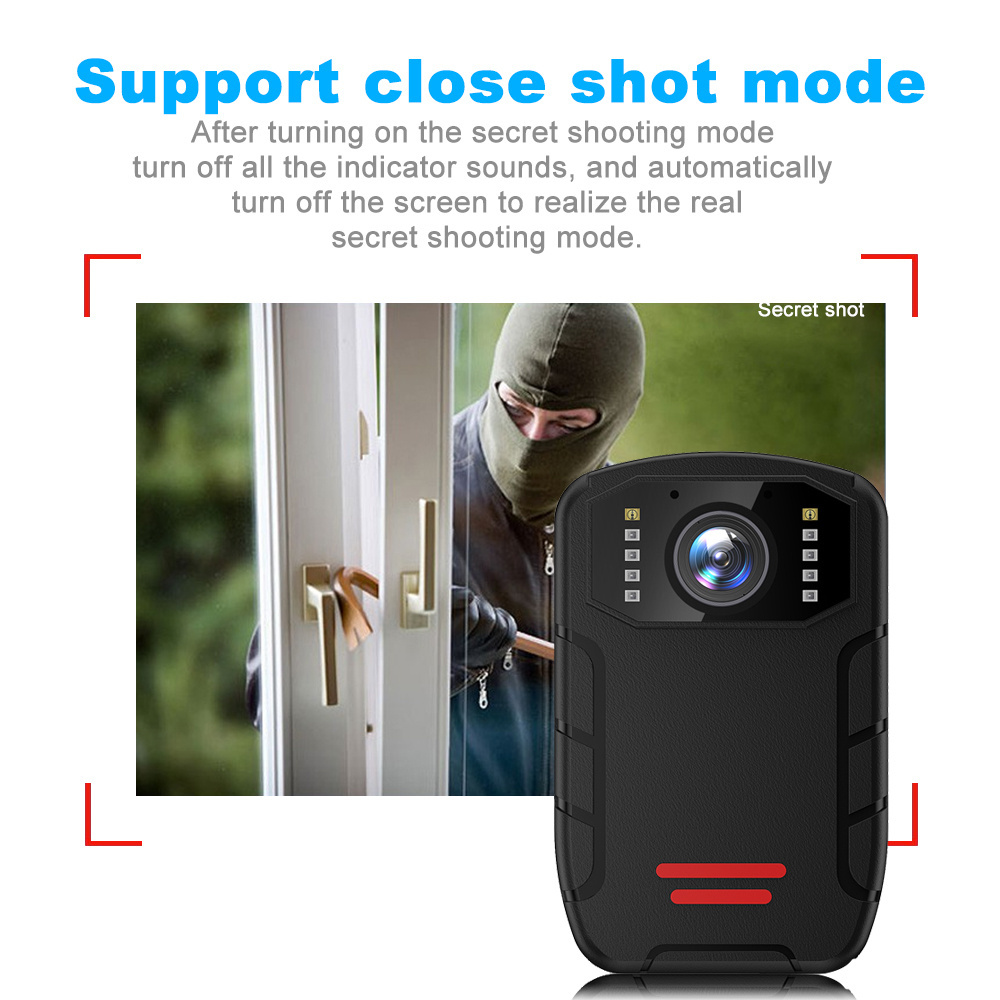 Customized high tech 1296P law enforcement equipment public security mini camcorders video body worn camera