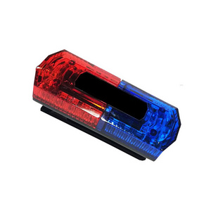 2022 New Factory Wholesale Rechargeable Shoulder Mounted Red Blue Strobe Patrol Traffic Strobe Warning Shoulder Light