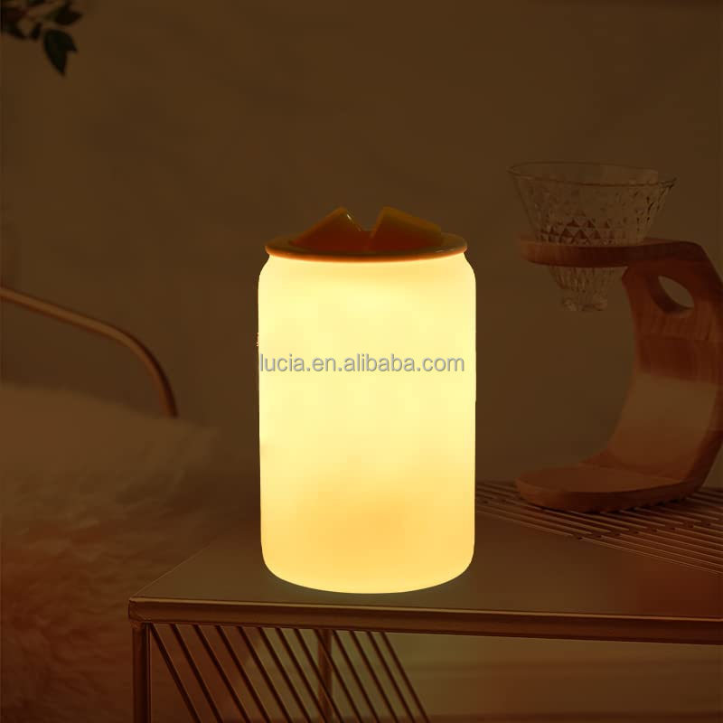 Hot Sale Glass Candle Warmer Wax Melt Burner Night Light Electric Fragrance Wax Warmer