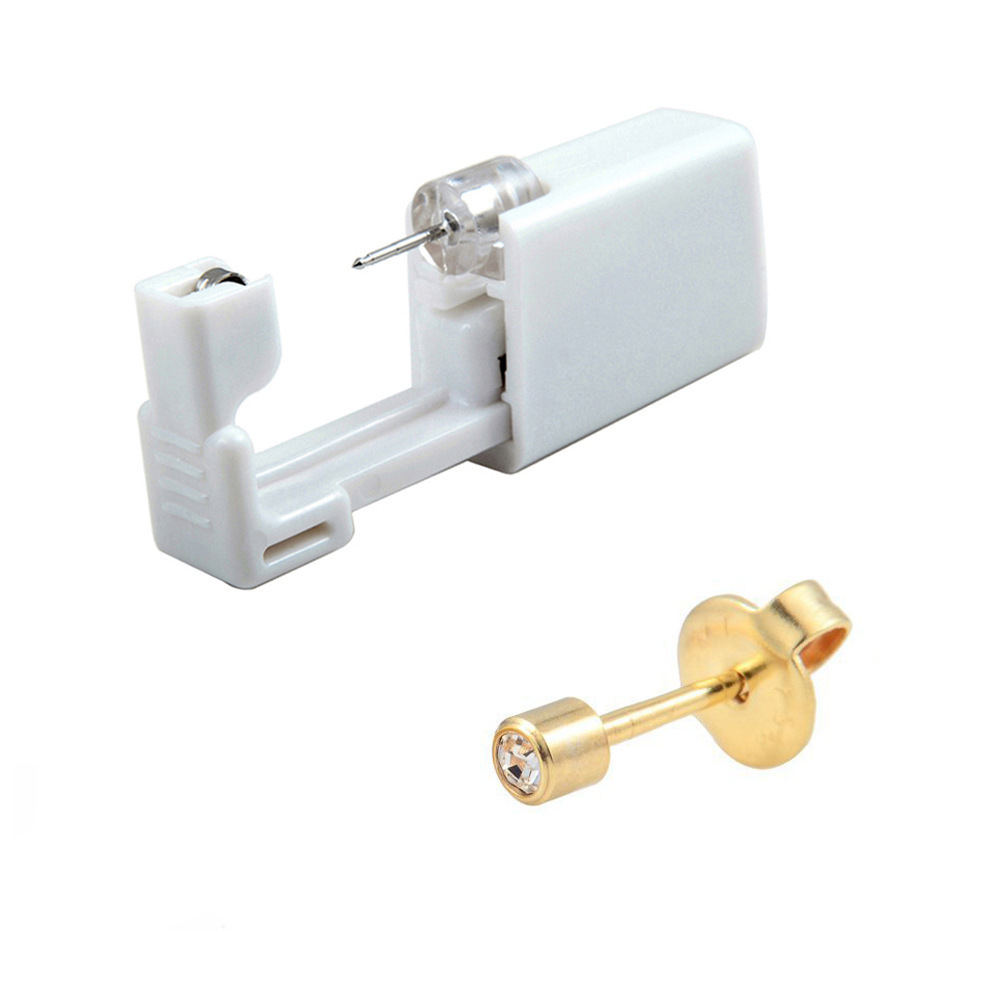 LC Products China Wholesale Top Quality Ture Gold Plating Stainless Steel Ear Piercing Gun