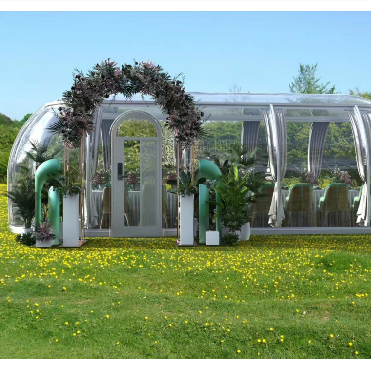 Star Capsule House PC Home Dome Transparent  Glamping Pod Dome Tent For Dining /Cafe/ Resorts/ Villas/ Camping/ Restaurant