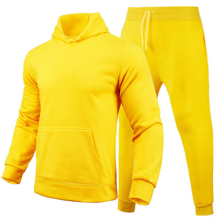 Luckpanther Blank Hoodies High Quality Sportswear Custom Hoodies Tracksuit Men Hoodies And Joggers Set Training Running Wear