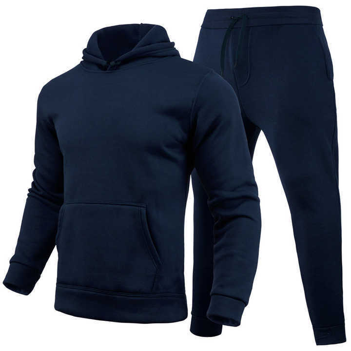 Luckpanther Blank Hoodies High Quality Sportswear Custom Hoodies Tracksuit Men Hoodies And Joggers Set Training Running Wear