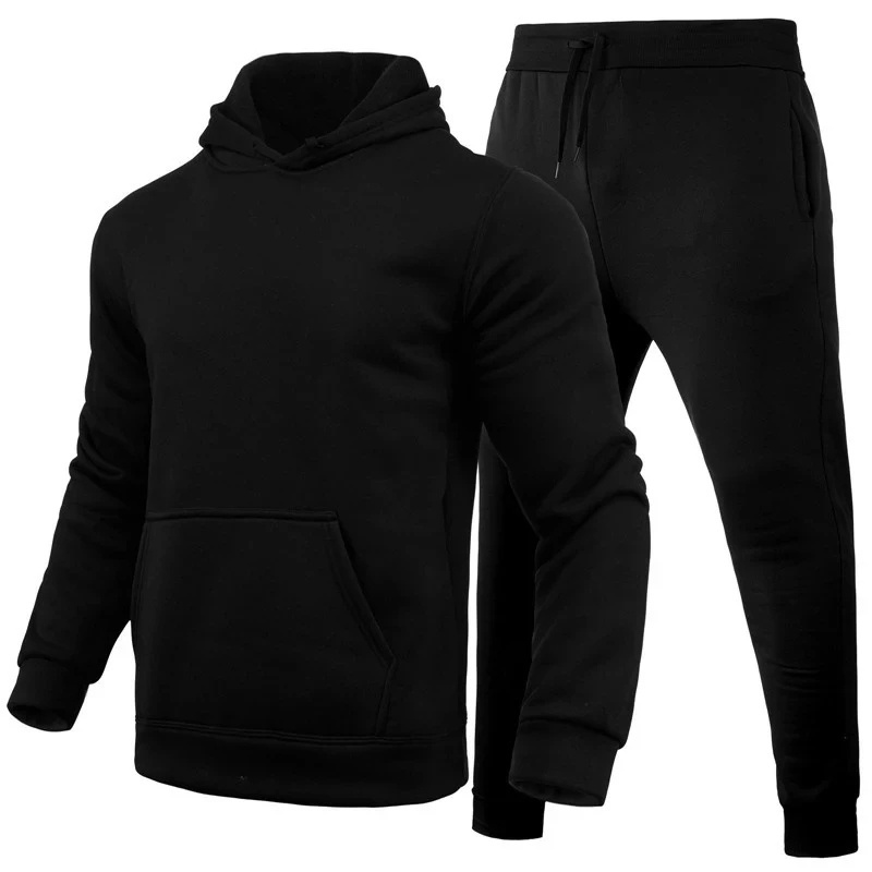 Luckpanther Blank Hoodies High Quality Sportswear Custom Hoodies Tracksuit Men Hoodies And Joggers Set Training Running Wear