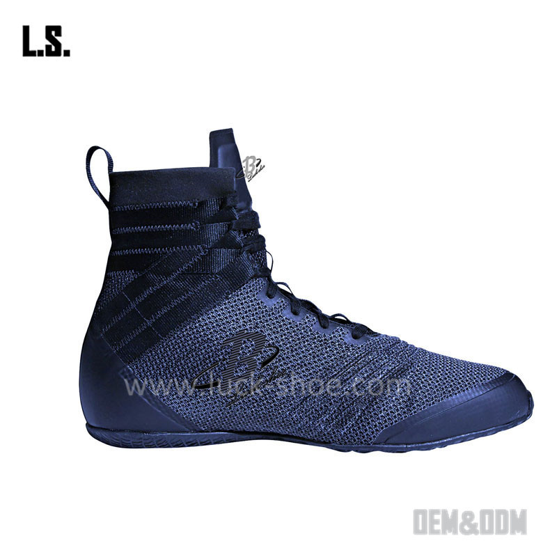 Men's trainer professional men's athletic training fighting boxing boots OEM wrestling shoes for wholesale manufacturer