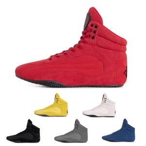 High-top Boxing Shoes Custom Made Boxing Shoes For Sale Comfortable Boxing Boots For Men Sport Gym Footwear