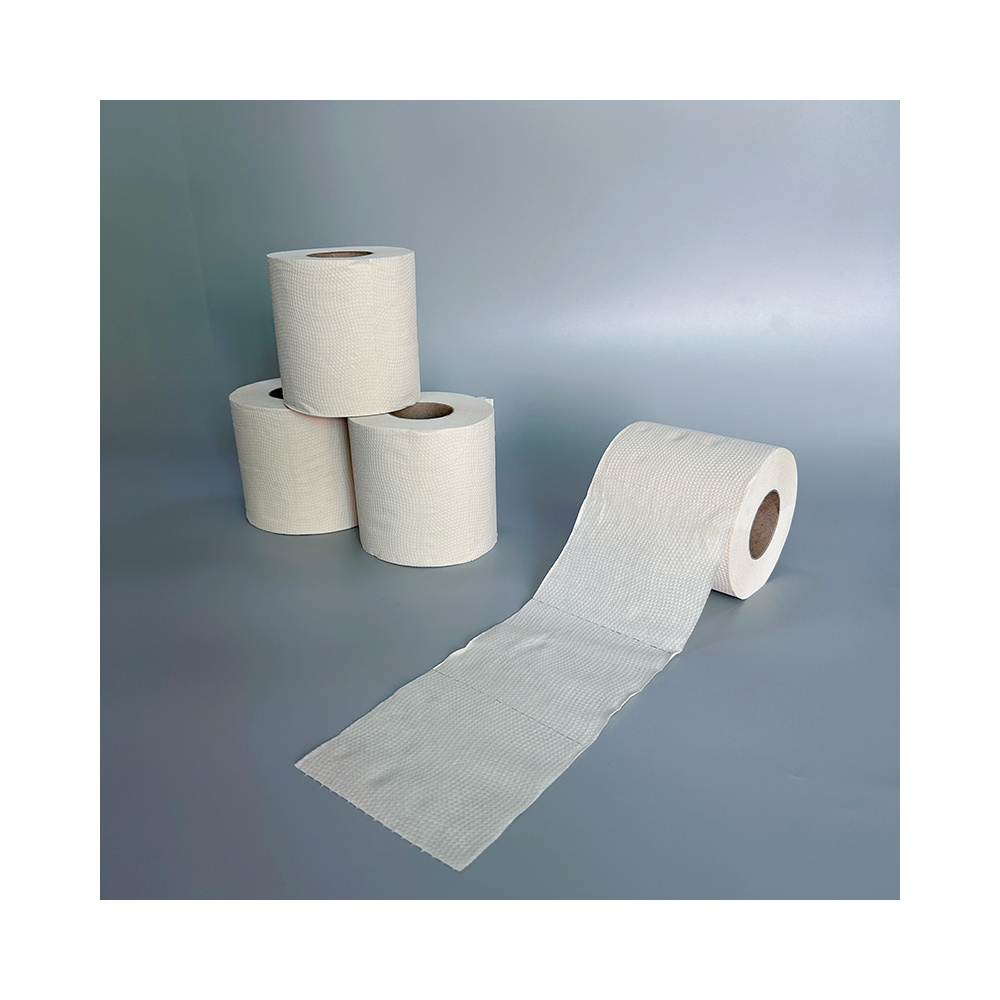 Unbleached Natural color 100% Bamboo Paper Wholesale Toilet Tissue