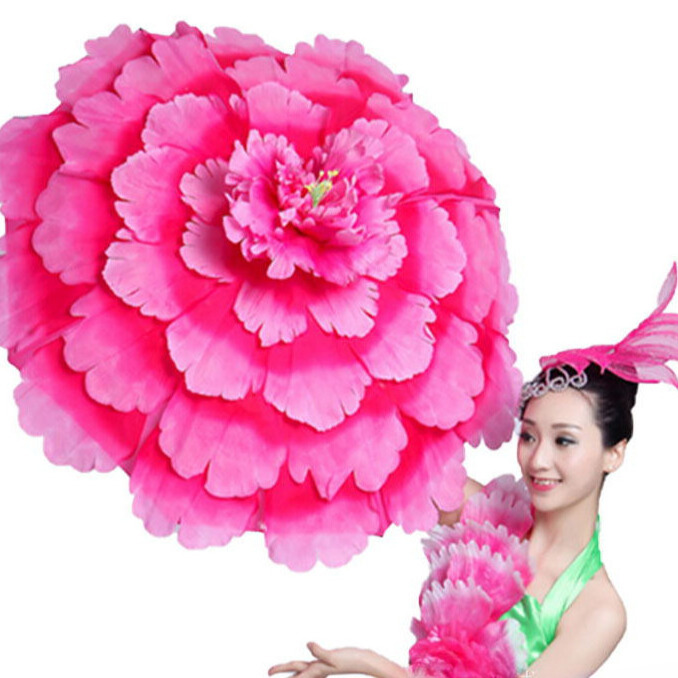 N256 Dance Props Flowers Toddler Dance Opening Square Dance Shoe Performance Props Handed Flower Hand Flower Big Peony Umbrella