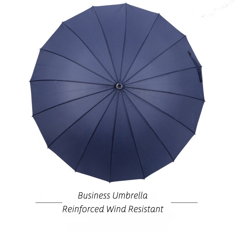 N268 Wholesale Rainbow Umbrella 16k Long Handle Windproof  Multi Colors Straight Umbrella Insurance Gift Umbrella