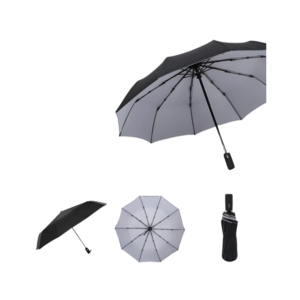 N27 Ten Bone Fully Automatic Folding Umbrella Business Student  Extra Large Two Person Reinforced Umbrella