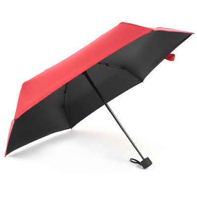 N72 Creative New Sunshade Mini Capsule Five Fold Umbrella Sunscreen Folding Pocket Umbrella PrintinglogoSunny And Rainy