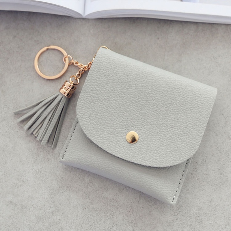 Promotional Gifts PU Leather Small Keychain Card Holder Ladies Wallets Coin Purse Mini Ladies Wallets And Purses