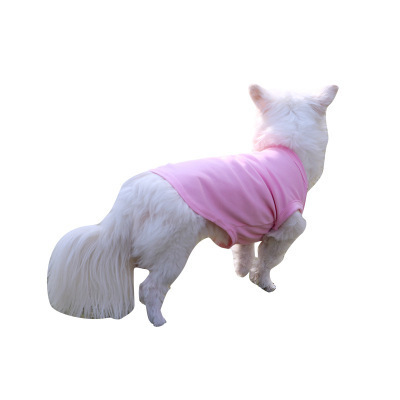 Spring and summer thin dog clothes T-shirt solid color sweatshirt manufacturers wholesale designer pet clothing