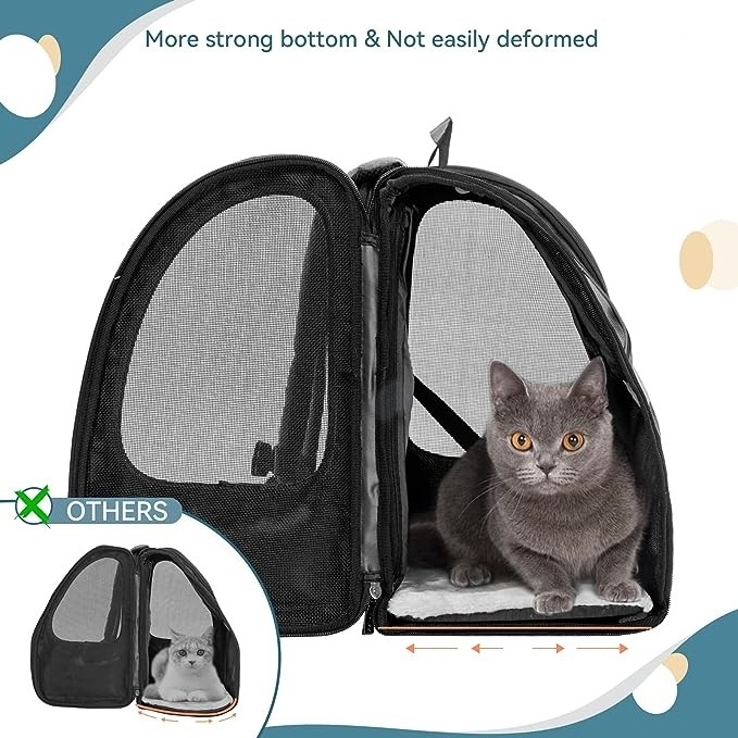 Hot Pet Backpack for Small Cats Puppies Dogs Bunny Airline-Approved Ventilate Backpack for Travel