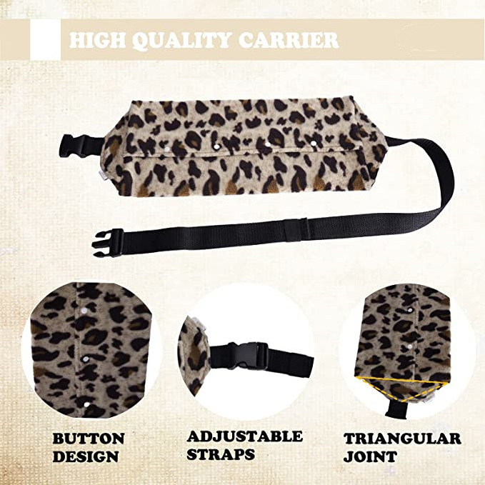 2022 High Quality Customize Color Small Animal Bag for Lizards and Small Reptile with Adjustable Strap Dragon Sling Carrier