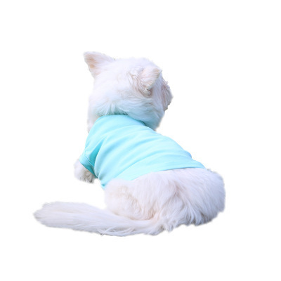 Spring and summer thin dog clothes T-shirt solid color sweatshirt manufacturers wholesale designer pet clothing