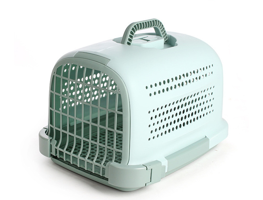 Large pet portable box cat dog rabbit cage hand-held outdoor winter proof pet cat cages