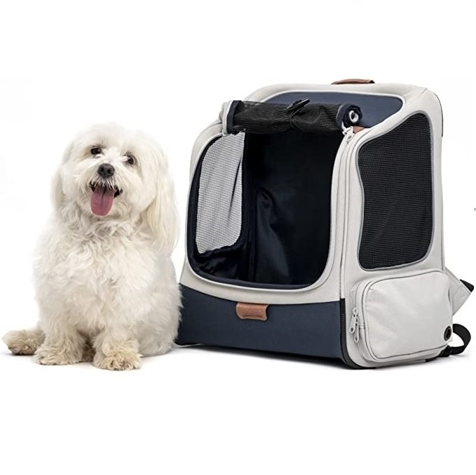 New Large Cat Backpack Carrier Expandable Pet Carrier Backpack for Small Dogs Medium Cats