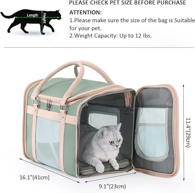 Hot Fashion PU Portable Dog Carrier Bag Chihuahua Outdoor Breathable Mesh Pet Travel Bag