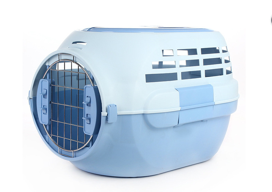 Large pet portable box cat dog rabbit cage hand-held outdoor winter proof pet cat cages