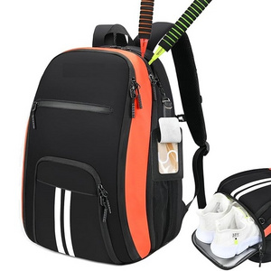 New Design Pickleball Bag Hold 2 Rackets with Shoe Compartment Tennis Backpack for Men and Women and kids