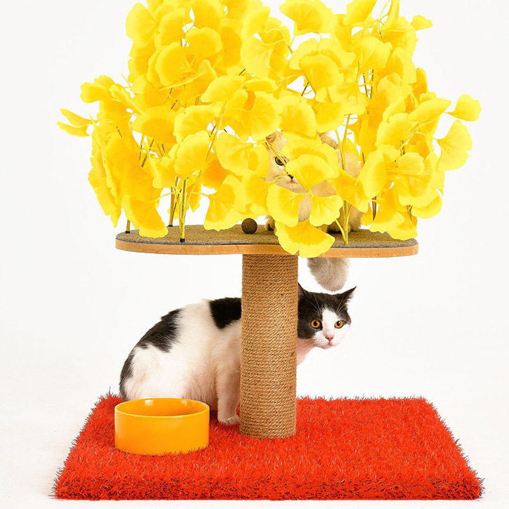 Cats playing toys luxurious cat tree climbing tower pet furniture supplies