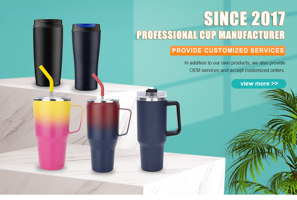 Eco-Friendly Stainless Steel Tumblers 8oz/12oz/16oz Double Wall Insulated Blank Wine Sublimation Tumblers with Lid Drinkware