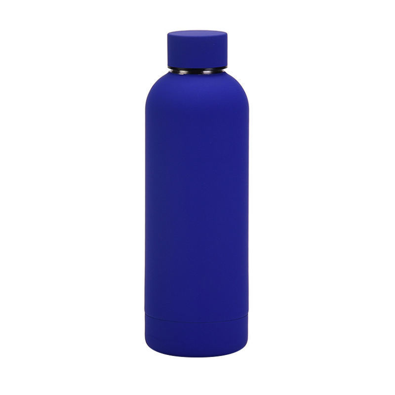 Personalized Soft Touch Rubber Paint Sport Double Wall Vacuum Insulated Stainless Steel Water Bottle