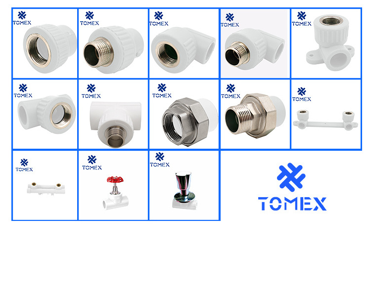 High quality pvc pipes and fittings upvc cpvc swr ppr fitting list pipe and ppr pipe fitting saddle white reduce socket