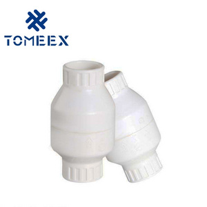 2024  Hot Sale Superb Quality cheap price plastic 1/2"-6" PVC Spring Check Valve PVC One Way Valve for Water Supply