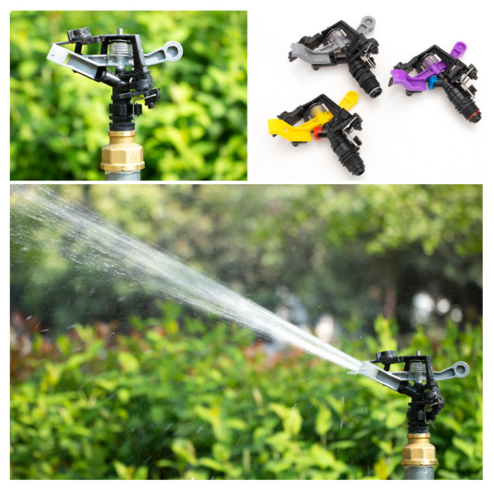 Flow Mini Rotary Plastic Regulated Pivot Micro 360 Irrigation Equipment Garden Water Mist Sprinklers For Garden