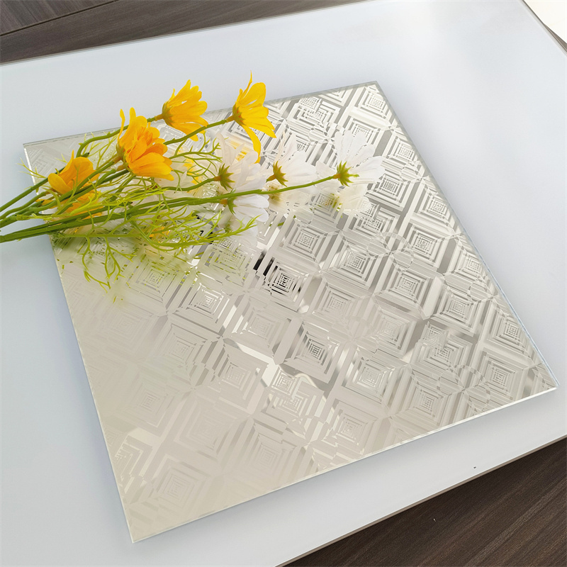 Factory Wholesale Square Float Glass Mirror Sheets Silver Mirror Glass Double Coated Aluminum Mirror glass