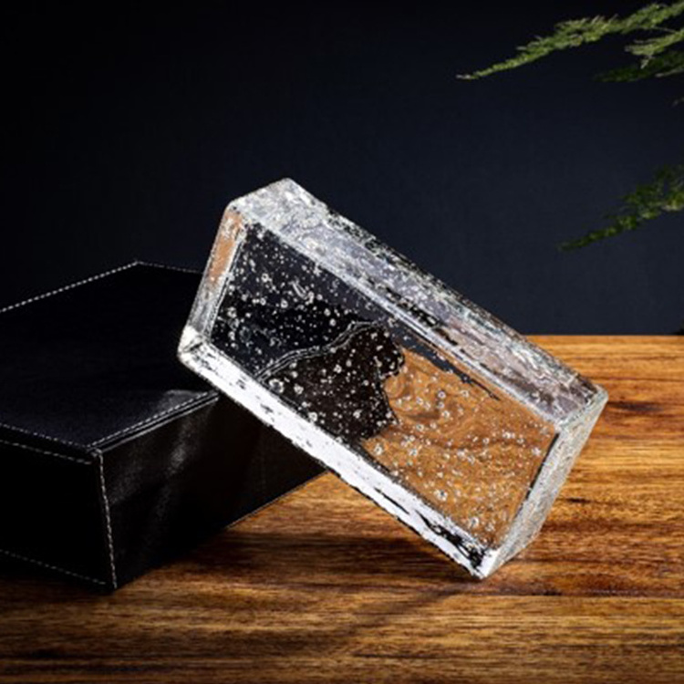 High Quality Led Light Decorative Crystal Glass Bricks Block Clear Glass Brick Glass Brick For Wall