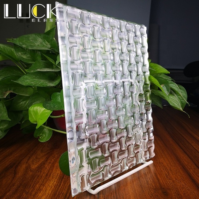 Tempered frosted textured glass