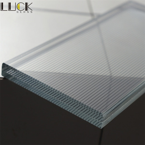 Safety 8 9mm  Colored Fabric Mesh Laminated Glass Customized Stained Glass Sheets For Home Decor