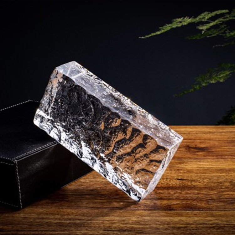 High Quality Led Light Decorative Crystal Glass Bricks Block Clear Glass Brick Glass Brick For Wall