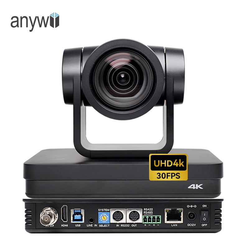 Anywii UHD 4K ptz conference camera ai auto tracking camera video conference for church and conferencing video confer camera