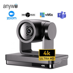 Anywii Live Streaming Broadcast UHD 4K ptz System 18xx Video Conference Camera Suppliers Remote Audio Tracking Conference Camera