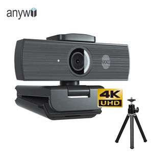 Anywii Laptop 4K UHD 30fps Webcam for Live Broadcast 8MP Auto Focus 3840x2160 8X Zoom USB Built-in Mic Laptop usb Web Camera