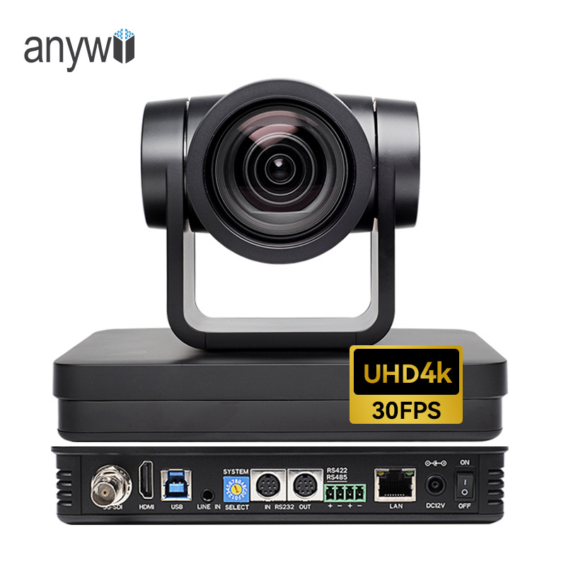 Anywii UHD 4K ptz conference camera ai auto tracking camera video conference for church and conferencing video confer camera