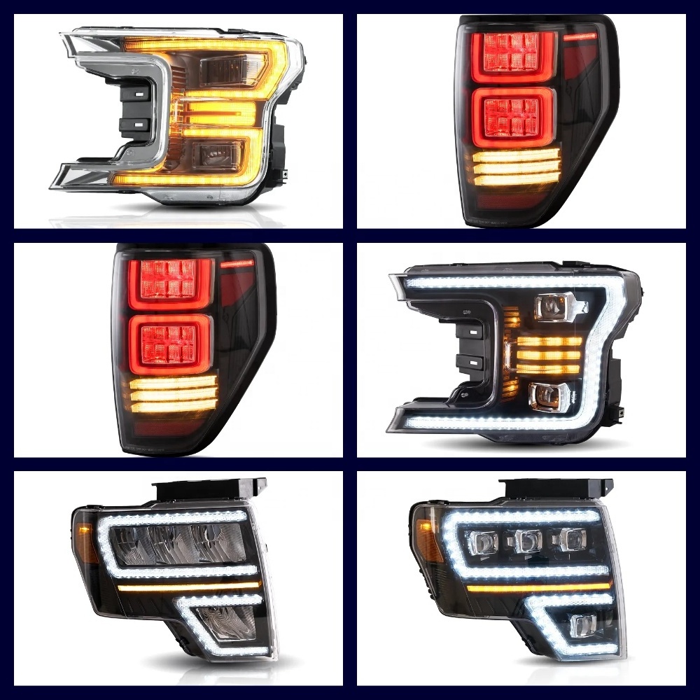 LuckinAuto LED Headlight For Ford f150 head lamp for ford f-150 2009 2010 2011 2012 2013 2014 led headlights