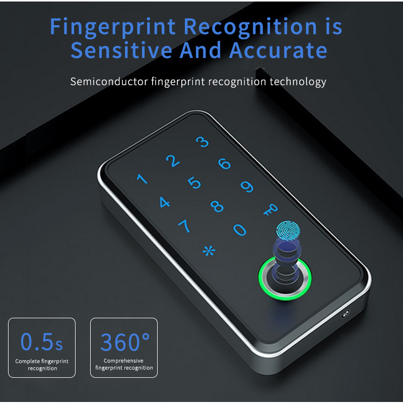 TTLOCK 13.56Mhz RFID Digital Drawer Lock For Spa Swimming Pool Gym Electronic Cabinet Lock Biometric Fingerprint Electronic Lock