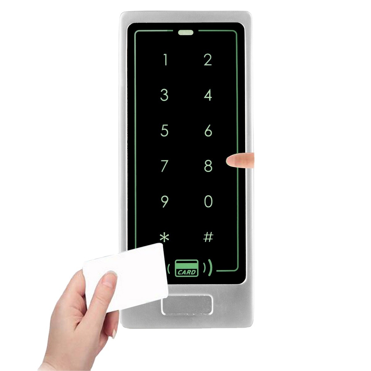 Waterproof Touch Metal 125khz RFID Access Control Machine Electronic Door Lock Electric Gate Opener Smart Keypad