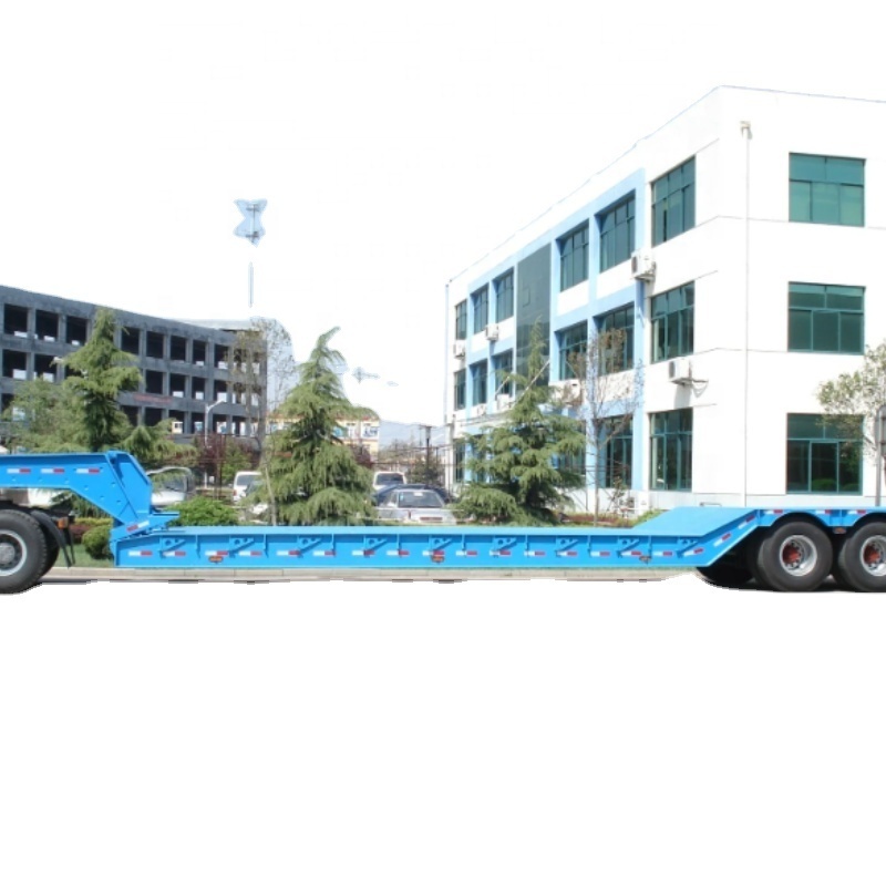 China Factory 6 Axles 150Tons Detachable Gooseneck  For Excavator Front Loading  Low Bed Trailer Hydraulic Gooseneck Trailer