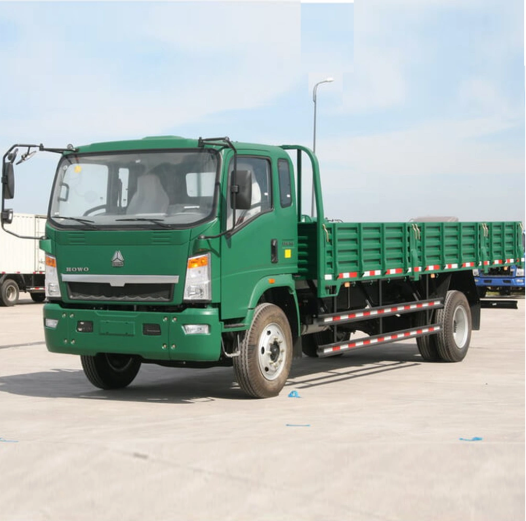 Best Price SInotruk HOWO 4X2 Mini Lorry Stake Flatbed 3 5 6 8ton 4X2 6 Wheel Light Duty Box Van Cargo Truck Carago Truck