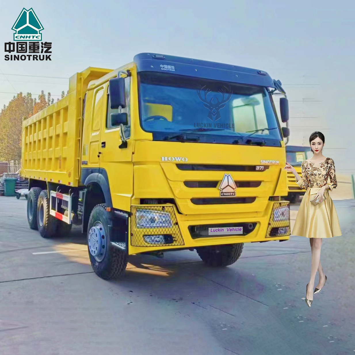 2024 Brand New Jinan Heavy Duty 30 Tons HOWO 371Truck Engine SINOTRUK SINO TRUCK 400Hp Tipper Dump Trucks