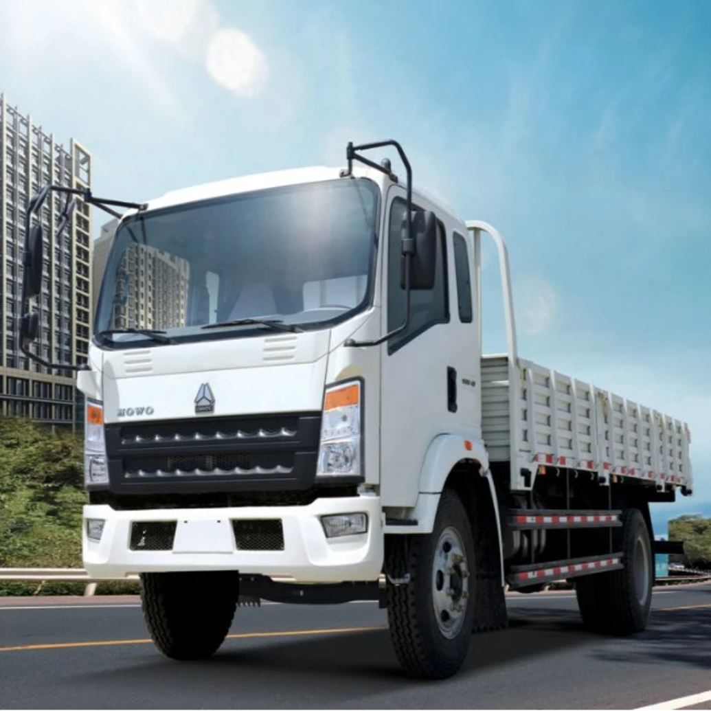 Best Price SInotruk HOWO 4X2 Mini Lorry Stake Flatbed 3 5 6 8ton 4X2 6 Wheel Light Duty Box Van Cargo Truck Carago Truck