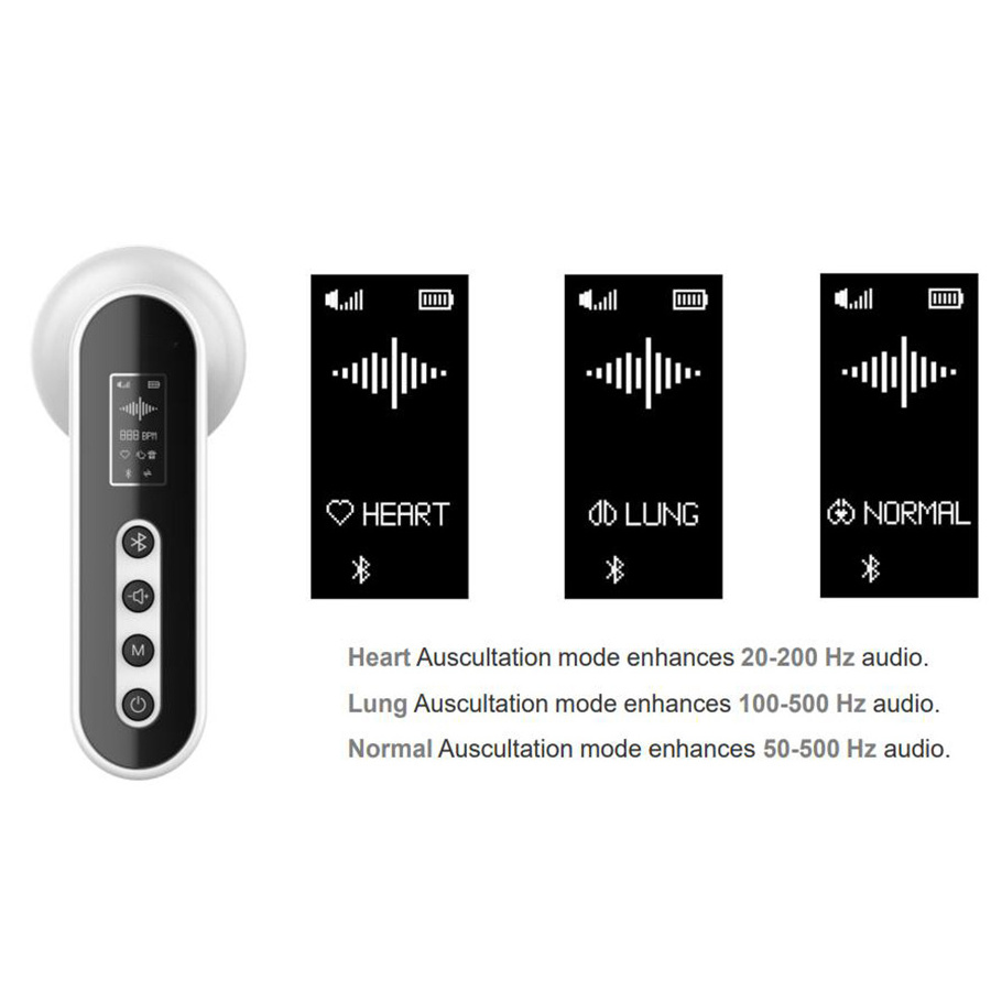 Electronic Stethoscope Heart And Lung Digital Stethoscope Electric Fetal Stethoscope